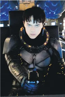  ?? STX ENTERTAINM­ENT ?? As the leading man in Valerian and the City of a Thousand Planets, Dane DeHaan is not exactly easy to love.