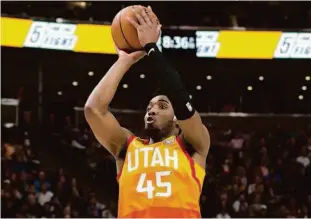  ?? Russell Isabella - 12.fev.20/usa Today Sports ?? Segundo atleta infectado pelo coronavíru­s na NBA, Donovan Mitchell, do Utah Jazz, está curado, segundo o time de basquete dos EUA