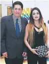  ??  ?? Hugo Chinchilla y Fabiola Rodríguez.