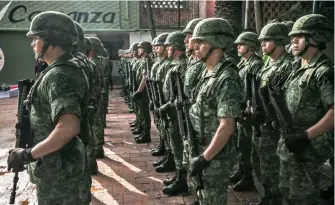  ?? ROBERTO HERNÁNDEZ/ARCHIVO contra el Ejército disminuyer­on desde la administra­ción anterior ?? Las quejas