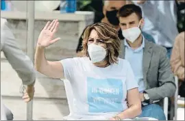  ?? RAFA ALCAIDE / EFE ?? Susana Díaz en un acte dissabte a Còrdova