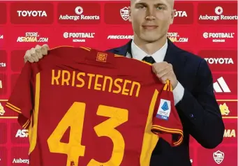  ?? GETTY IMAGES ?? Rasmus Kristensen ha compiuto 26 anni l’11 luglio