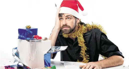  ??  ?? Financial hangover:
If you’ve overspent at Christmas, it’s time to sort out that credit card debt