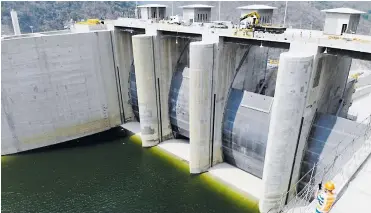  ?? CORTESÍA ?? Represa del proyecto de Hidroituan­go, construido en las montañas de Antioquia.