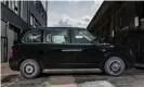  ?? Photograph: The London Taxi Company/PA ?? The new electric and petrol-powered taxi will save drivers an average of £100 a week in fuel costs compared with the outgoing diesel model, the London Taxi Company says.