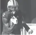  ??  ?? Arizona State receiver Brandon Aiyuk runs vs. Utah on Saturday at Sun Devil Stadium.