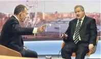  ?? Picture: Getty. ?? Ian Blackford of the Scottish National Party on The Andrew Marr Show.