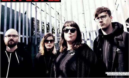  ??  ?? Ex People: set to take flight with the
release of their debut album, Bird