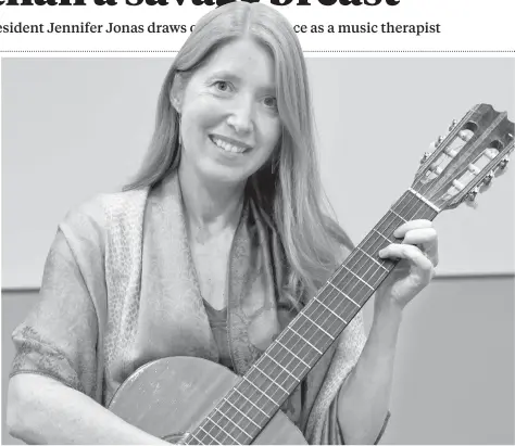  ?? [SUBMITTED] ?? Originally from Woolwich, Jennifer Jonas is now a music therapist in Alabama. She’ll be at a book signing this weekend in Waterloo.