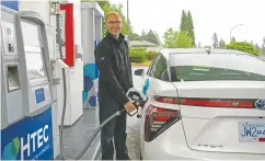  ?? PROVIDED BY HTEC ?? Colin Armstrong, president and chief executive of Vancouver-based HTEC, a hydrogen technology company, is a true believer in the sector’s potential.