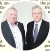  ??  ?? Talk time: Stephen Nolan and Peter Robinson on The Top Table