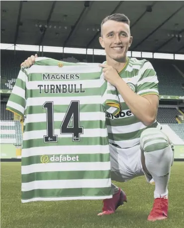  ??  ?? 0 David Turnbull has joined Celtic for a record transfer fee for his old club Motherwell.