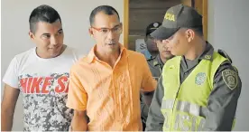  ?? FOTO HáNSEL VáSQUEZ ?? James Estrend Jiménez y Pablo Fajardo Rolando, enviados a prisión.