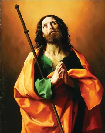  ?? ?? Retrato de Santiago el Mayor pintado por el italiano Guido Reni