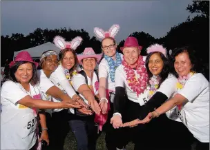  ??  ?? n TEAM EFFORT: Above, the Brunel team. Left, Sisters of the Ring unite, Pam Gates, Jacqui Parker and Shelley Blackburn