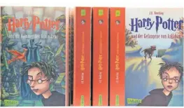  ?? FOTO: DPA ?? Bücher der Romanreihe Harry Potter.