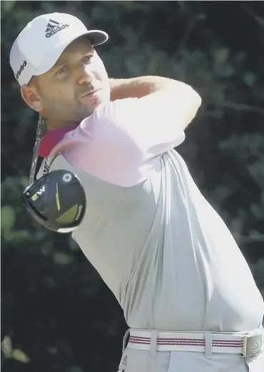  ??  ?? 0 Sergio Garcia makes his first appearance as Masters champion in the Players Championsh­ip.