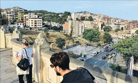  ?? ÀLEX GARCIA ?? El ámbito de actuación incluye varios solares junto al viaducto de Vallcarca