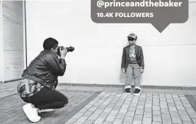  ??  ?? Keira Cannon and her son, Princeton, 9, have seen just a few online photos of Princeton’s outfits before school turn into a worldwide phenomenon.