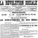  ?? BRIDGEMAN / ACI ?? PORTADA DEL PERIÓDICO ANARQUISTA LA RÉVOLUTION SOCIALE. 18 DE MARZO DE 1881.