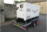  ??  ?? The two TDCI Defender 110s from Western Power were well-appointed – one had a cherry picker the other carried tools and spares in its box van body