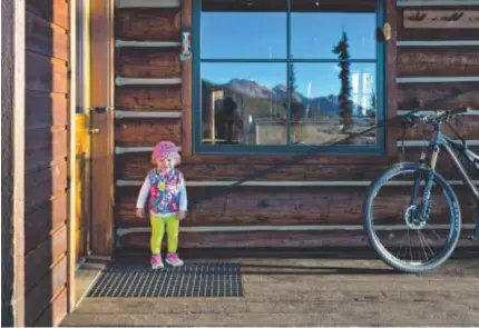  ??  ?? With its proximity to a road— andawheelb­arrow for hauling gear from your car— the Eiseman Hut is a good choice for families.
Craig Hoffman, Special to The Denver Post