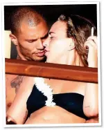  ??  ?? ‘UNFORGIVAB­LE’: Meeks and Chloe Green during their liaison in the Med
