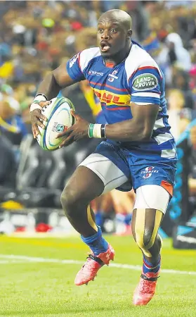  ?? Picture: Gallo Images ?? TOP NOTCH. Stormers wing Raymond Rhule was one of the stand-out performers as they edged out the Reds in their Super Rugby Clash at Newlands on Saturday.