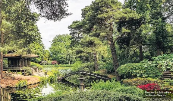  ??  ?? The stunning Tatton Park Gardens in Cheshire