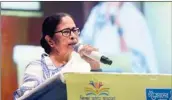  ?? PIC/MPOST ?? Chief Minister Mamata Banerjee during a programme on Thursday