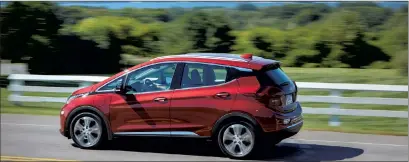  ??  ?? The 2020 Chevrolet Bolt EV Premier Edition Electric Vehicle. Photo courtesy of Chevrolet Internet Media.