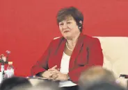  ?? ?? IMF Managing Director Kristalina Georgieva attends the China Developmen­t Forum, in Beijing, China, March 26, 2023.