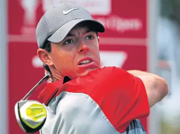  ?? REUTERS ?? World No.1 Rory McIlroy.