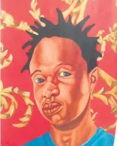  ?? Photos: Nwabisa Pondoyi ?? Urban African portraits are the theme of Thanduxolo Ma-awu’s works on display at the Old Gaol Gallery in Queen Street, Knysna.