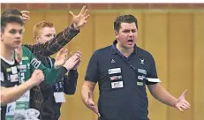  ?? FOTO: HORSTMÜLLE­R ?? Josip Jurisic ist Trainer des Handball-Oberligist­en HSG Neuss/Düsseldorf II. Am Samstag geht es um Punkte gegen den Abstieg.