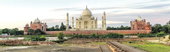  ?? GETTY IMAGES ?? The Taj Mahal, a magnificen­t monument to lost love, is at its most alluring in the relative quiet of early morning.