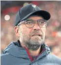  ??  ?? Jurgen Klopp predicted his Reds would win the title.