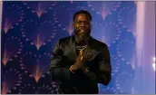  ?? OWEN SWEENEY — INVISION/AP ?? Actor and comedian Kevin Hart receives the Mark Twain Prize for American Humor on Sunday in Washington.