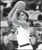  ?? Cliff Grassmick / Staff Photograph­er ?? Colorado’s D’shawn Schwartz made just two of his final 19 3-point attempts of the 2019-20 season.