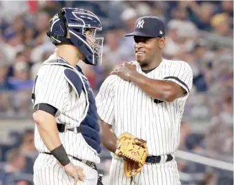  ?? FUENTE EXTERNA ?? Gary Sánchez y Luis Severino ganaron seis dígitos, pero aportaron sobre seis.