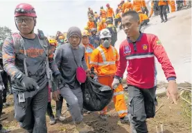  ?? Photo / AP ?? At least 268 people were killed in the 5.6 magnitude earthquake, which was centred in the Cianjur district of West Java.