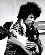  ??  ?? Jimi Hendrix: a life of dazzling velocity