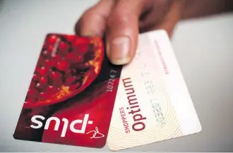  ?? GRAEME ROY/THE CANADIAN PRESS ?? A J.D. Power study has found that Loblaw’s President’s Choice Financial credit cards rank No. 1 for customer satisfacti­on, noting card holders place a high value on rewards programs.