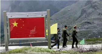  ?? — AFP ?? The Chinese government has sent in a huge army of gold diggers and mining machines to Lhunze, a remote and inhospitab­le location in southeast Tibet