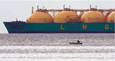  ??  ?? Buyers of Qatari LNG could lobby for a 'risk discount,' one analyst said. (Reuters)