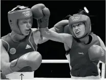  ??  ?? Amatøridre­tt har vaert viktig i OL, men lever bare i dag videre i noen få idrettsgre­ner. En av dem er boksing, der kvinner for øvrig først fikk delta i 2012.