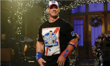  ?? Photograph: Rosalind O'Connor/NBC via Getty Images ?? John Cena hosts Saturday Night Live in December 2016.