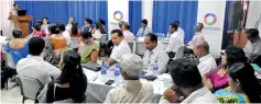  ??  ?? A workshop hosted by the NEC at the Sri Lanka Foundation Institute addressed the reappraisa­l of the country’s Career Guidance policy together with key stakeholde­rs in the field