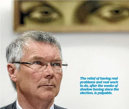  ?? PHOTO: KEVIN STENT/STUFF ?? All eyes are on Attorney-General and Environmen­t Minister David Parker, who is fast shaping up as Labour’s fix-it man