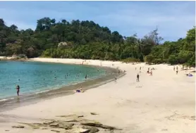  ?? ARCHIVO ?? El Parque Nacional Manuel Antonio, creado en 1972, recibió más de medio millón de visitantes el año pasado.